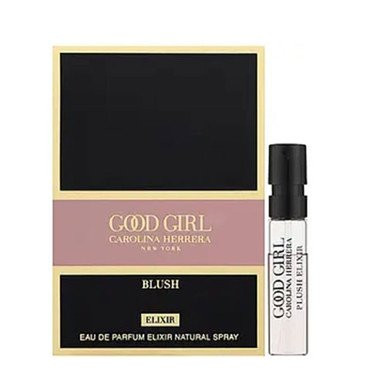 Perfumes Wholesale Carolina Herrera Good Girl Blush Elixir women's perfume, 0.05 EDP, UP-CARH-223, clear bottle, black cap.