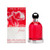 Perfumes Wholesale Halloween Freesia Women 3.4oz EDT Spray perfume bottle and packaging, red liquid, silver base, black cap.