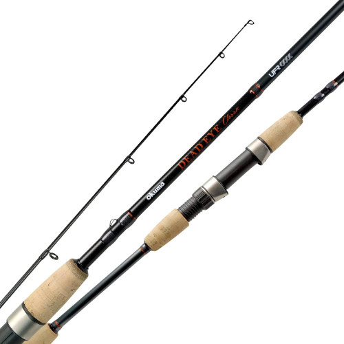 Okuma Dead Eye Classic A 6 foot 6 inch medium fast spinning rod full profile