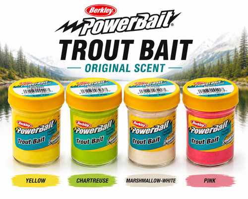 Berkley PowerBait Floating Trout Dough Bait (1.75 oz)