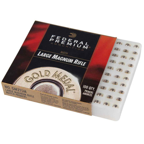 Federal Premium Gold Medal Match Large Rifle Magnum Primers #215M