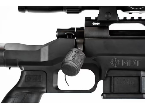 MDT Tactical Ergonomic Clamp-On Bolt Knob Replacement Sleeve - Tikka T3 / T3x Rifles Polymer Black #105335-BLK