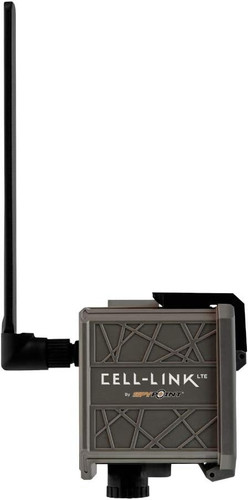 Side profile view of the SPYPOINT CELL-LINK adapter block showing the cellular antenna attached to the side