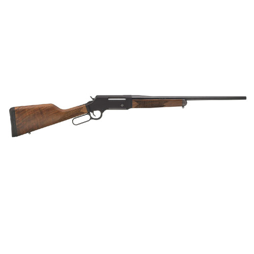Full profile view of a Henry Long Ranger lever-action rifle centered against a clean white background.