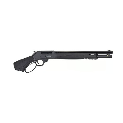 Henry Lever Action Axe .410 caliber firearm with a wood finish