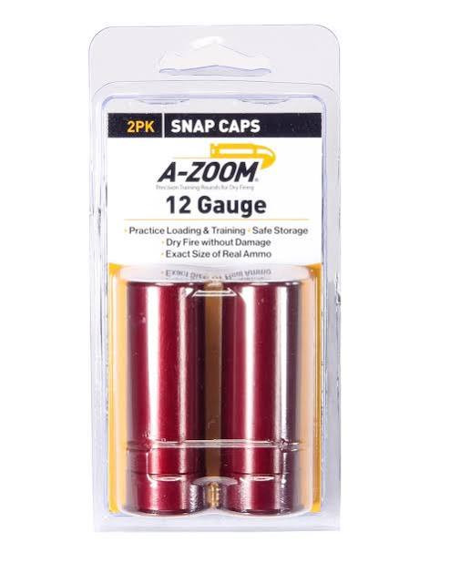 A-Zoom 12-Gauge Precision Metal Snap Caps - 2 Pack Front View