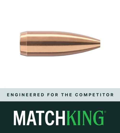 Sierra MatchKing 22 Caliber (.224") 52gr HPBT Reloading Bullets (100 Ct)