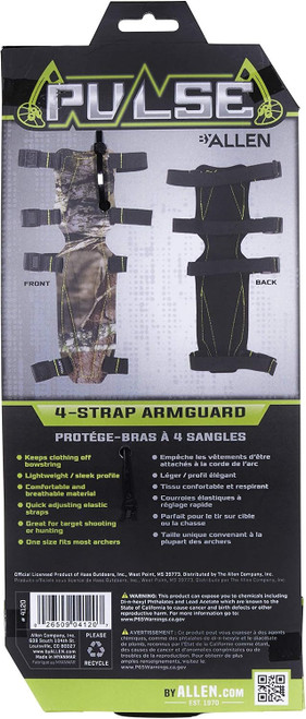 Allen Company 12-Inch Molded Heavy-Duty Archery Armguard
