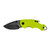 Kershaw Shuffle lime green BlackWash folding knife for EDC use