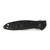 Kershaw Leek CPM154 Carbon Fiber Stonewash pocket knife open blade