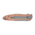 Kershaw Leek Copper pocket knife open blade
