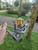 Okuma Avenger Giant 10000 heavy-duty spinning reel with someone holding it
