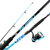 Okuma Fin Chaser X Series 2-piece spinning combo with pre-spooled reel and graphite rod
