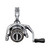 Close-up of Shimano Sedona spinning reel body and Hagane Gear housing