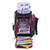 Left side profile view of the Ugly Stik backpack highlighting the semi-rigid insulated cooler pocket compartment for bait or snacks.