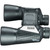 Right side profile view of the focus-free Bushnell Spectator Sport binoculars laying flat on a white background.