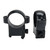 A complete pair of Burris CZ-Style 1-inch medium rifle scope rings showing the cross-bolt mounting base anchors.