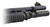 Close-up of Benelli Nova Tactical barrel and ghost ring sight system aligned along the receiver