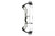 Profile view of an all-black Bowtech Ascend right-hand compound hunting bow isolated on a plain white background