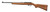 Left front-angle profile view of a Ruger 10/22 Carbine rifle highlighting the ejection port and charging handle.