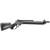 Horizontal right-side profile view of a Marlin Model 336 Dark Series lever-action rifle on a white backdrop. This view emphasizes the clean right side of the solid black receiver, showing the loading gate entry port, the large cocking loop, a full-length black handguard with ventilation cuts, and a tactical muzzle device.
