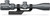 Three quarter rear perspective view of a matte black Vortex Sport Cantilever one piece rifle scope mounting base
