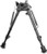 Front view of an extended Champion pivot rifle bipod showing the internal tension springs on a white background