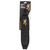 Front view of a black Browning corporate gun sling attached to its retail cardboard header card