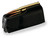 Angled top view of a black Browning X-Bolt factory magazine loaded with brass cartridges on a white background