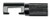 Side horizontal view of GrovTec GTHM308 hammer extension showcasing the black steel construction and textured grip pattern