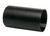 Matte black metal sunshade accessory extension tube for a KonusPro riflescope isolated on a plain white background