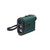 Side profile view of compact Konus EVO-1200 green and black laser rangefinder on a plain white background