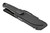Angled view of the heavy duty molded black plastic belt sheath accessory for the Schrade Exertion hunting knife
