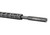 Ruger 17 HMR target barrel showing 15 inch free float black anodized aluminum handguard with clean Magpul M LOK mounting channels