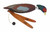 Full layout view of an Avery EZ-Bird ringneck pheasant retriever training dummy with streamer wings and a throwing rope
