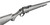 Close-up perspective view of the receiver area, action, and knurled bolt handle of a Bergara BMR Steel rifle on a white background