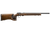 Right side profile view of a CZ 457 Varmint MTR .22 LR bolt-action rifle featuring its premium Turkish walnut target stock against a black background.