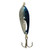 Enhance your fishing game with the Clacker Lure! A blue and black fishing lure designed for various species like trout, walleye, and bass. Perfect for trolling, casting, and jigging.