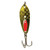 The Golden Clacker Lures: durable, shiny, and irresistible to fish. The 'clacker' design mimics feeding fish, triggering predatory species. Get yours at theoutdoorsman.ca.