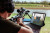 Marksman 300 Yard UHD target viewer positioned downrange for accuracy testing from The Outdoorsman.