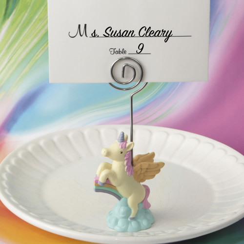 On Trend Unicorn Place Card Holder 