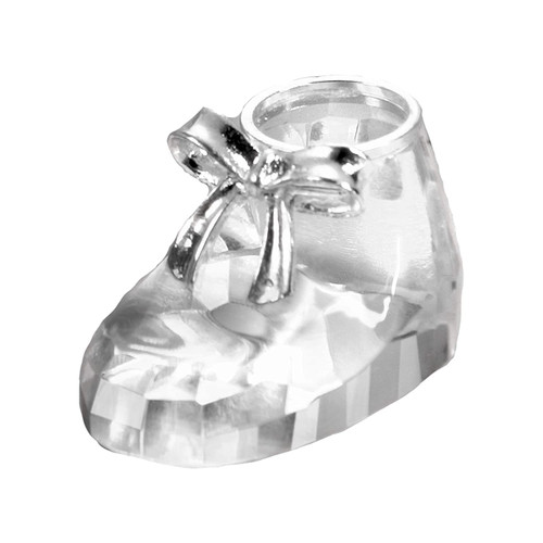 Crystal Baby Bootie Ornament Favor