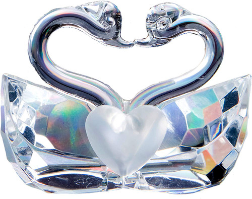 Choice Crystal Collection Kissing Swans 