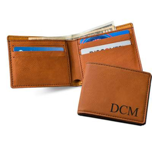 Rawhide Custom Monogram Vegan Leather Wallet Rawhide Custom Monogram Vegan Leather Wallet