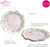 2 plates from Elephant Baby Pink 7 Inch Party Plate Set of 16