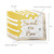 Sweet as Can Bee Gold Foil 2 Ply Paper Napkins Set of 60