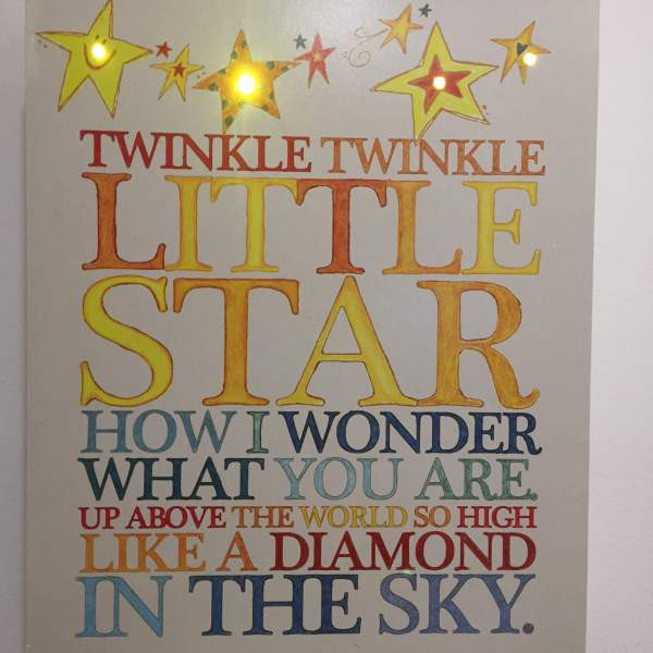  twinkle twinkle 11 x 14 led lit wall art plaque unique gifts by lucy