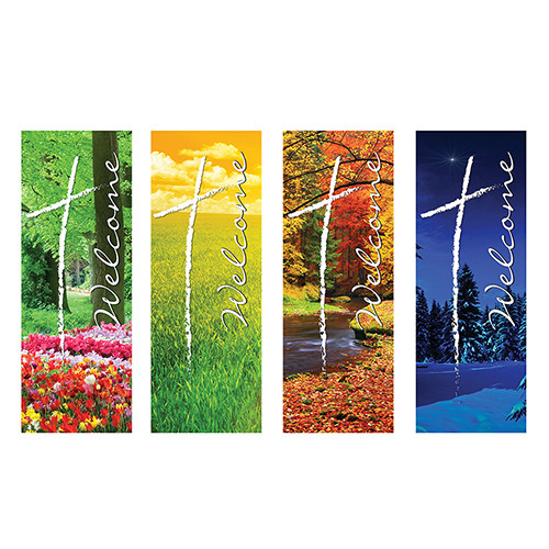 Welcome Banner Set Of 4