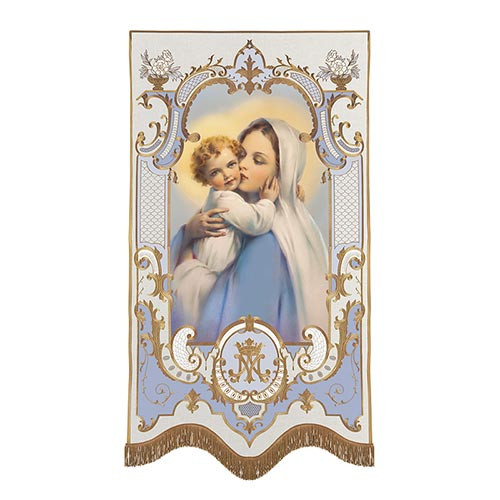 Madonna & Child VT Bnnr 32x58"