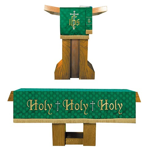 Green Altar Frontal 3pc Set